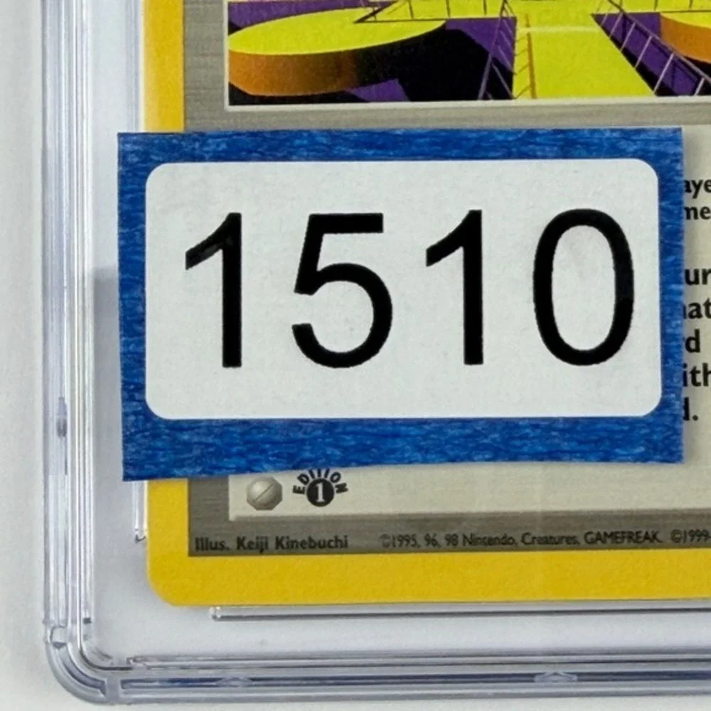 Pokemon Saffron City Gym 122/132 1st Ed. CGC 9 Blue Label TCG 2000 Gym Challenge